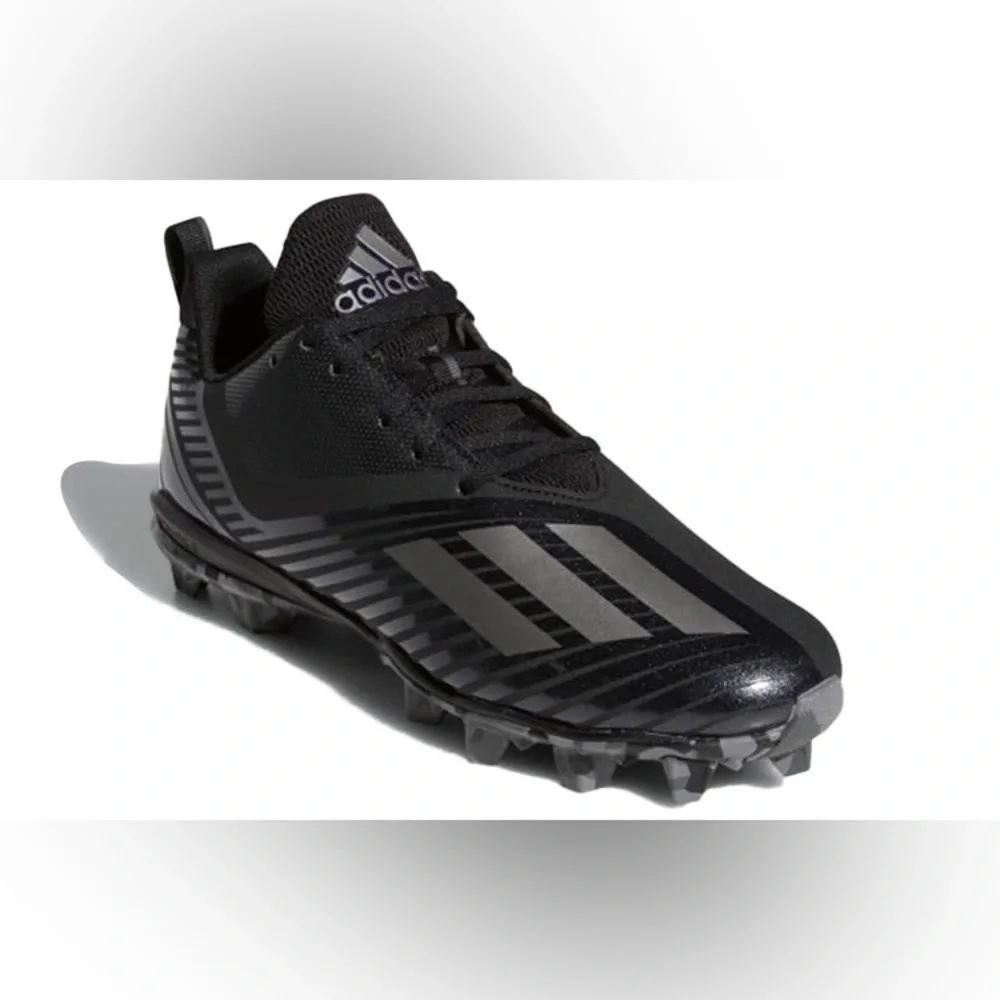 Adidas Adizero Spark Men’s Cleat Black Athletic Shoes Size 12
